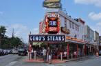 Famoso restaurante de Cheese Steak em Philadelphia, em Pennsylvania, nos Estados Unidos